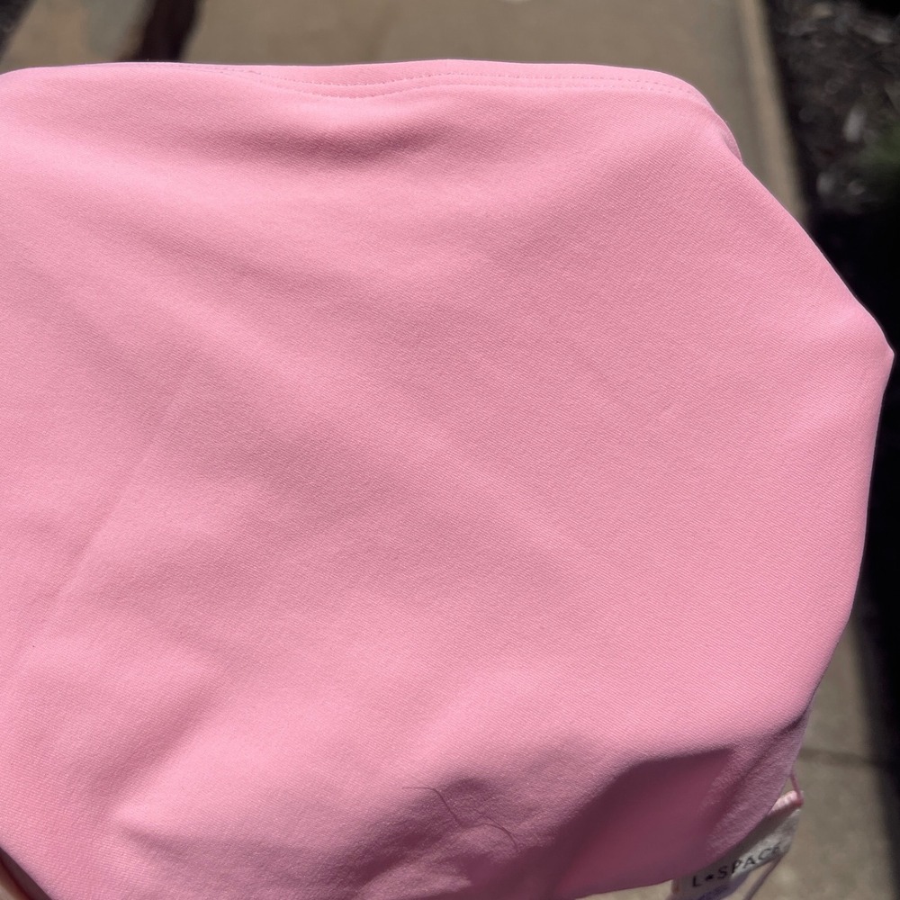 L Space x Jamie Van Slooten Leilani Bitsy Bikini Bottom Pink Large - Picture 2 of 11